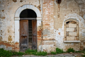 Craco verlassene Stadt